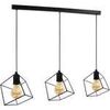 Lustres, suspensions et plafonniers Tosel Lustre bar m&eacute;tal noir Noir Unique. . Maison & D&eacute;co > Lustres, suspensions et plafonniers.