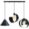Lustres, suspensions et plafonniers Tosel Lustre bar m&eacute;tal noir Noir Unique. . Maison & D&eacute;co > Lustres, suspensions et plafonniers.