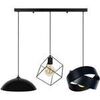 Lustres, suspensions et plafonniers Tosel Lustre bar m&eacute;tal noir Noir Unique. . Maison & D&eacute;co > Lustres, suspensions et plafonniers.
