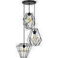 Lustres, suspensions et plafonniers Tosel Lustre grappe m&eacute;tal noir Noir Unique. . Maison & D&eacute;co > Lustres, suspensions et plafonniers. Grenoble