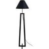 Lampadaires Tosel Lampadaire colonne bois noir Noir Unique. . Maison & D&eacute;co > Lampadaires.