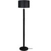 Lampadaires Tosel Lampadaire droit bois noir Noir Unique. . Maison & D&eacute;co > Lampadaires.