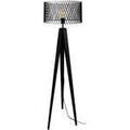 Lampadaires Tosel Lampadaire tr&eacute;pied bois noir Noir Unique. . Maison & D&eacute;co > Lampadaires. Grenoble