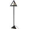 Lampadaires Tosel Lampadaire g&eacute;om&eacute;trique bois noir Noir Unique. . Maison & D&eacute;co > Lampadaires.