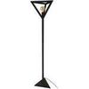 Lampadaires Tosel Lampadaire g&eacute;om&eacute;trique bois noir Noir Unique. . Maison & D&eacute;co > Lampadaires.