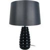 Lampes de bureau Tosel Lampe de chevet conique verre noir Noir Unique. . Maison & D&eacute;co > Lampes de bureau.