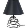 Lampes de bureau Tosel Lampe de chevet conique m&eacute;tal noir Noir Unique. . Maison & D&eacute;co > Lampes de bureau.