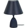 Lampes de bureau Tosel Lampe de chevet conique bois noir Noir Unique. . Maison & D&eacute;co > Lampes de bureau.