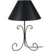 Lampes de bureau Tosel Lampe de chevet colonne m&eacute;tal noir Noir Unique. . Maison & D&eacute;co > Lampes de bureau.