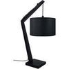 Lampes de bureau Tosel Lampe de chevet arqu&eacute; bois noir Noir Unique. . Maison & D&eacute;co > Lampes de bureau.