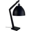 Lampes de bureau Tosel Lampe de chevet arqu&eacute; bois noir Noir Unique. . Maison & D&eacute;co > Lampes de bureau.
