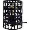Lampes de bureau Tosel Lampe de chevet cylindrique m&eacute;tal noir Noir Unique. . Maison & D&eacute;co > Lampes de bureau.