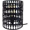 Lampes de bureau Tosel Lampe de chevet cylindrique m&eacute;tal noir Noir Unique. . Maison & D&eacute;co > Lampes de bureau.