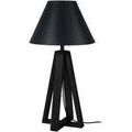 Luminaire sur Grenoble : Lampes de bureau Tosel Lampe de chevet colonne bois noir Noir Unique. . Maison & D&eacute;co > Lampes de bureau.