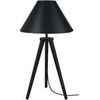 Lampes de bureau Tosel Lampe de chevet tr&eacute;pied bois noir Noir Unique. . Maison & D&eacute;co > Lampes de bureau.