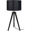Lampes de bureau Tosel Lampe de chevet tr&eacute;pied bois noir Noir Unique. . Maison & D&eacute;co > Lampes de bureau.