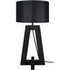 Lampes de bureau Tosel Lampe a poser colonne bois noir Noir Unique. . Maison & D&eacute;co > Lampes de bureau.