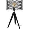 Lampes de bureau Tosel Lampe de chevet tr&eacute;pied bois noir Noir Unique. . Maison & D&eacute;co > Lampes de bureau.