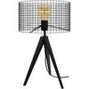 Lampes de bureau Tosel Lampe de chevet tr&eacute;pied bois noir Noir Unique. . Maison & D&eacute;co > Lampes de bureau.