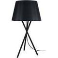 Lampes de bureau Tosel Lampe de chevet tr&eacute;pied m&eacute;tal noir Noir Unique. . Maison & D&eacute;co > Lampes de bureau.