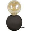 Luminaire sur Grenoble : Lampes de bureau Tosel Lampe de chevet globe bois noir Noir Unique. . Maison & D&eacute;co > Lampes de bureau.