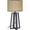 Lampes de bureau Tosel Lampe de chevet colonne bois noir Noir Unique. . Maison & D&eacute;co > Lampes de bureau.