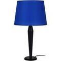 Lampes de bureau Tosel Lampe de chevet conique m&eacute;tal et bois noir Noir Unique. . Maison & D&eacute;co > Lampes de bureau.