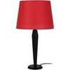 Lampes de bureau Tosel Lampe de chevet conique m&eacute;tal et bois noir Noir Unique. . Maison & D&eacute;co > Lampes de bureau.
