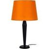 Lampes de bureau Tosel Lampe de chevet conique m&eacute;tal et bois noir Noir Unique. . Maison & D&eacute;co > Lampes de bureau.