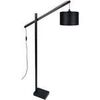 Lampadaires Tosel lampadaire liseuse articul&eacute; bois noir Noir Unique. . Maison & D&eacute;co > Lampadaires.