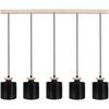 Lustres, suspensions et plafonniers Tosel Lustre bar m&eacute;tal noir Noir Unique. . Maison & D&eacute;co > Lustres, suspensions et plafonniers.