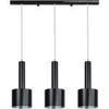Lustres, suspensions et plafonniers Tosel Lustre bar m&eacute;tal noir et aluminium Noir Unique. . Maison & D&eacute;co > Lustres, suspensions et plafonniers.