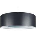 Lustres, suspensions et plafonniers Tosel Suspension cylindrique tissu noir et argent Noir Unique. . Maison & D&eacute;co > Lustres, suspensions et plafonniers. Grenoble