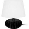 Lampes de bureau Tosel Lampe de salon vase m&eacute;tal noir et blanc Noir Unique. . Maison & D&eacute;co > Lampes de bureau.