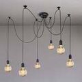 Lustres, suspensions et plafonniers Tosel Lustre grappe m&eacute;tal noir et bronze Noir Unique. . Maison & D&eacute;co > Lustres, suspensions et plafonniers. Grenoble