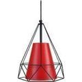Lustres, suspensions et plafonniers Tosel Suspension g&eacute;om&eacute;trique m&eacute;tal noir et rouge Noir Unique. . Maison & D&eacute;co > Lustres, suspensions et plafonniers. Grenoble