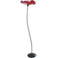 Lampadaires Tosel Lampadaire arbre m&eacute;tal noir et rouge Noir Unique. . Maison & D&eacute;co > Lampadaires.