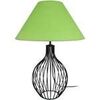 Lampes de bureau Tosel Lampe de salon filaire m&eacute;tal noir et vert Noir Unique. . Maison & D&eacute;co > Lampes de bureau.