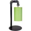 Lampes de bureau Tosel Lampe de chevet arqu&eacute; m&eacute;tal noir et vert Noir Unique. . Maison & D&eacute;co > Lampes de bureau.
