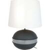 Lampes de bureau Tosel Lampe de salon globe m&eacute;tal noir,aluminium et blanc Noir Unique. . Maison & D&eacute;co > Lampes de bureau.