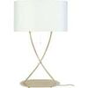 Lampes de bureau Tosel Lampe de salon g&eacute;om&eacute;trique m&eacute;tal or et blanc Dor&eacute; Unique. . Maison & D&eacute;co > Lampes de bureau.