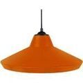 Luminaire sur Grenoble : Lustres, suspensions et plafonniers Tosel Suspension conique m&eacute;tal orange Orange Unique. . Maison & D&eacute;co > Lustres, suspensions et plafonniers.