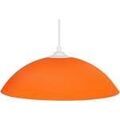 Lustres, suspensions et plafonniers Tosel Suspension d&ocirc;me m&eacute;tal orange Orange Unique. . Maison & D&eacute;co > Lustres, suspensions et plafonniers.