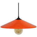 Luminaire sur Grenoble : Lustres, suspensions et plafonniers Tosel Suspension conique m&eacute;tal orange Orange Unique. . Maison & D&eacute;co > Lustres, suspensions et plafonniers.