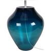 Lampes de bureau Tosel Lampe a poser vase verre p&eacute;trole et blanc Bleu Unique. . Maison & D&eacute;co > Lampes de bureau.