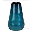 Lampes de bureau Tosel Lampe de chevet conique verre p&eacute;trole et blanc Bleu Unique. . Maison & D&eacute;co > Lampes de bureau.