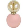 Lampes de bureau Tosel Lampe de chevet globe bois rose Rose Unique. . Maison & D&eacute;co > Lampes de bureau.