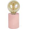 Lampes de bureau Tosel Lampe de chevet cylindrique bois rose Rose Unique. . Maison & D&eacute;co > Lampes de bureau.