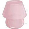 Lampes de bureau Tosel Lampe de chevet champignon verre rose Rose Unique. . Maison & D&eacute;co > Lampes de bureau.