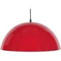 Luminaire sur Grenoble : Lustres, suspensions et plafonniers Tosel Suspension d&ocirc;me m&eacute;tal rouge Rouge Unique. . Maison & D&eacute;co > Lustres, suspensions et plafonniers.